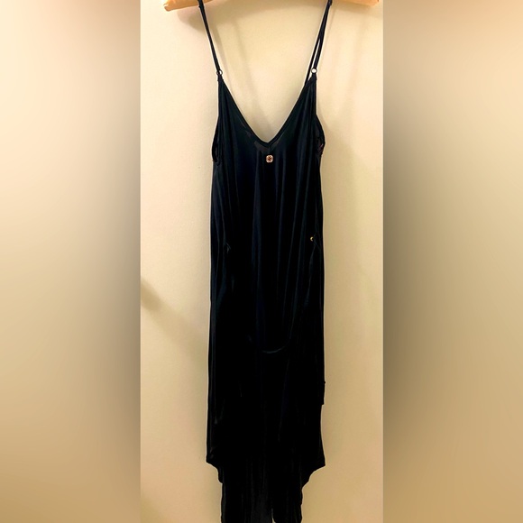 Turquoise Couture Beaded Beach Dress - Picture 2 of 5